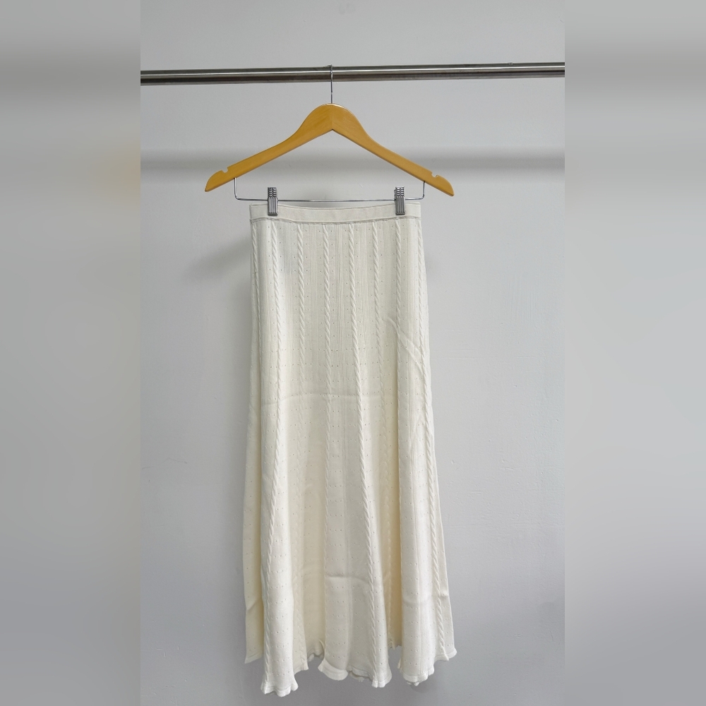 Sandro Pointelle knit midi skirt - Picture 8 of 12